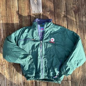 Vintage Dunbrooke Sport Cardinal Bomber Jacket